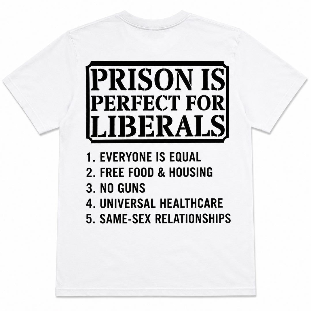 Viral Political Satire T-Shirt – Funny Back Print Graphic Tee