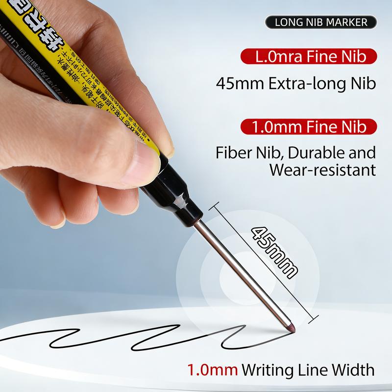 45mm Long Nib Deep Hole Marker Pens – 5/10 Pack