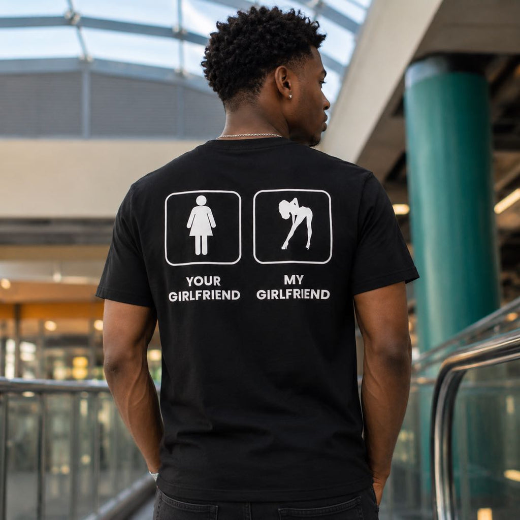 Sorry Bro, My Girlfriend Wins-Funny Relationship Graphic Tee | My Girlfriend Is Different T-Shirt