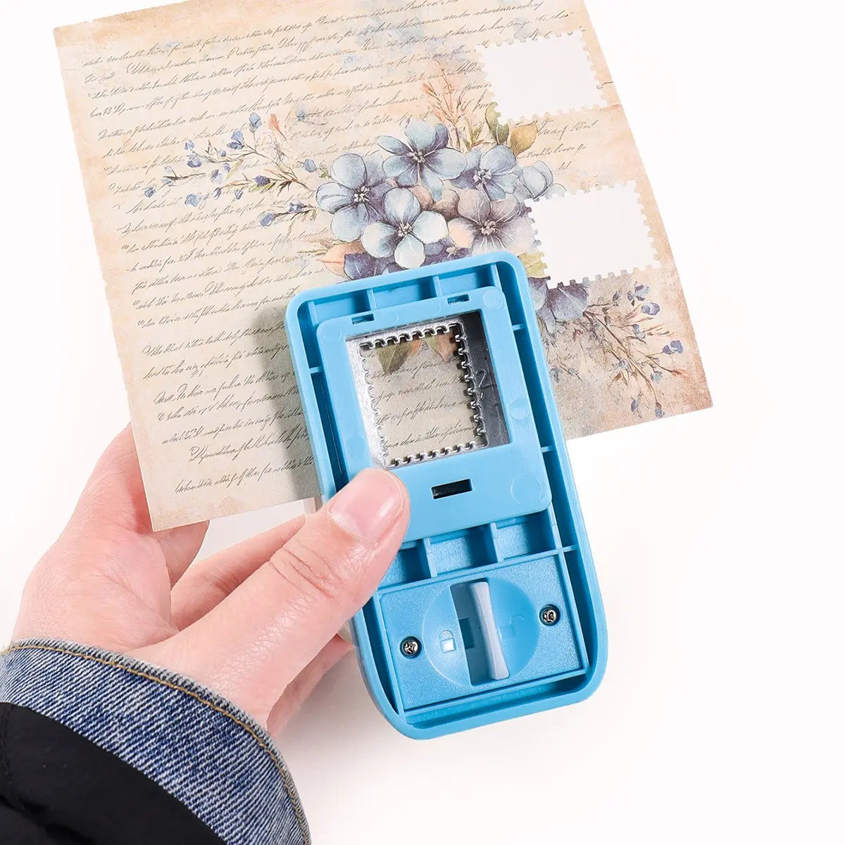 Rectangle Postage Stamp Punch – 2.1 × 2.6 cm Paper Cutter