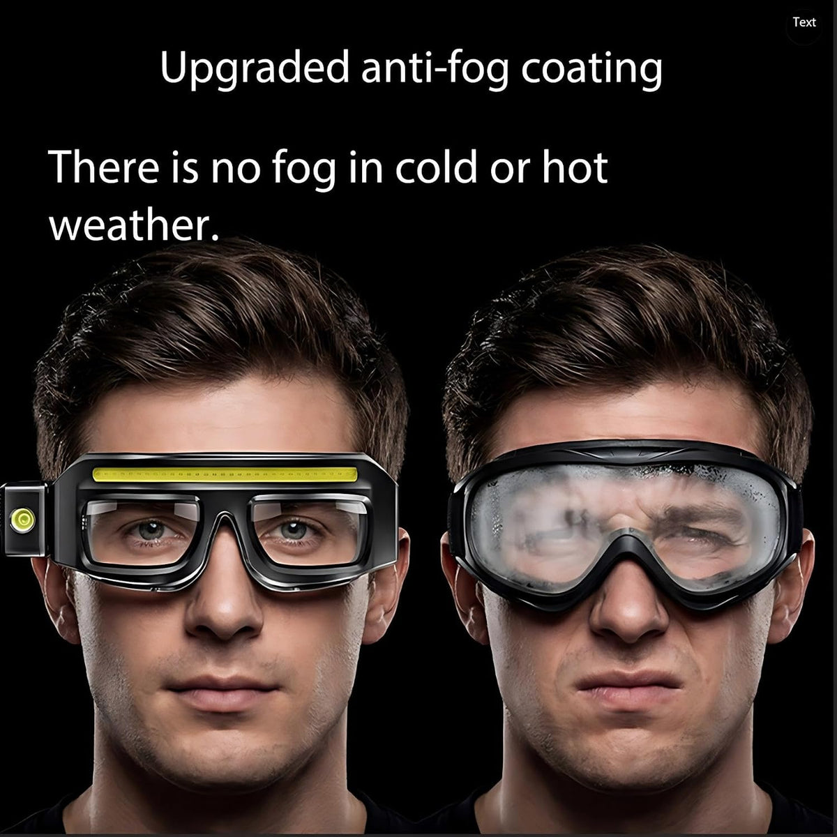 Rechargeable LED Light Glasses – Wave Sensor & 5 Modes