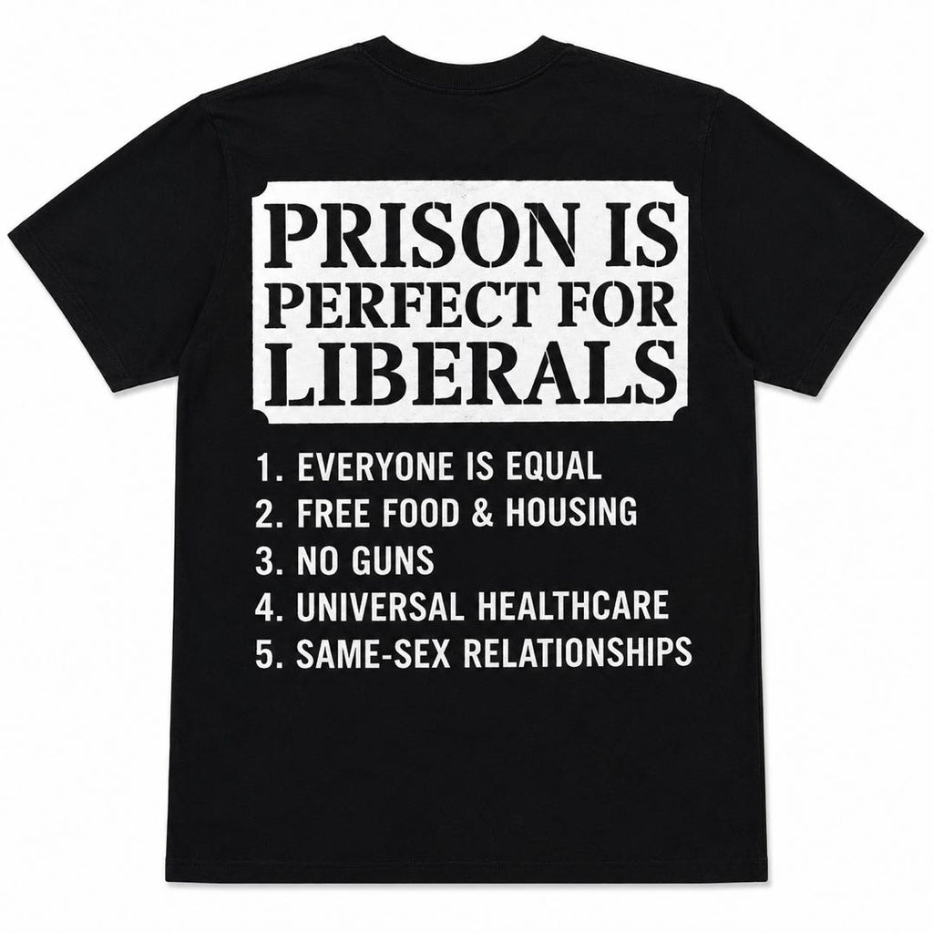 Viral Political Satire T-Shirt – Funny Back Print Graphic Tee