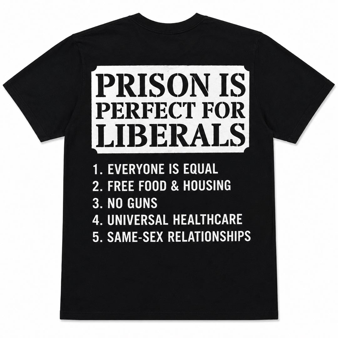 Viral Political Satire T-Shirt – Funny Back Print Graphic Tee