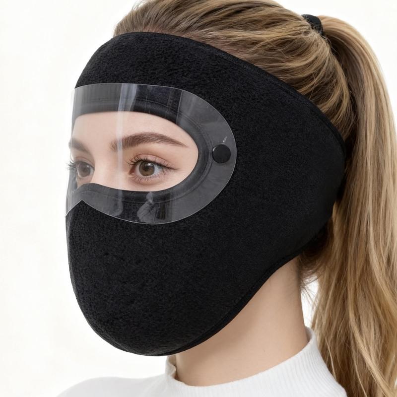 Winter Windproof Face Mask with Detachable Goggles