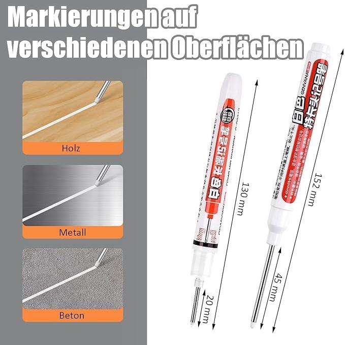 45mm Long Nib Deep Hole Marker Pens – 5/10 Pack