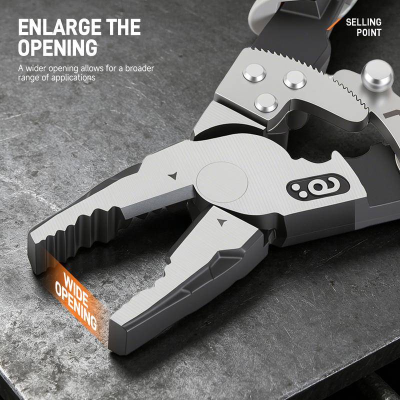 55 Steel Self-Locking Ratchet Pliers – Heavy-Duty Grip Tool