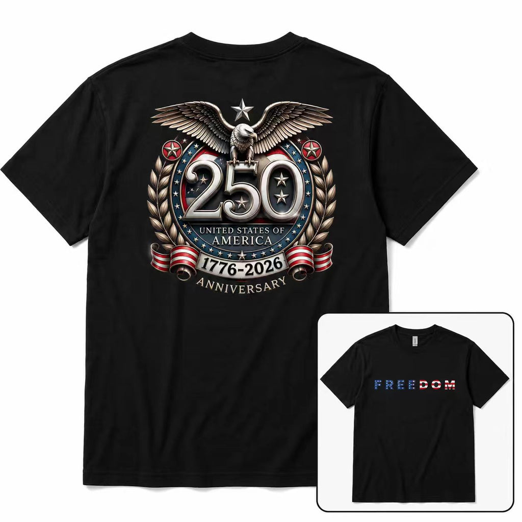 Born Free. Proud American. 250th Anniversary Tee