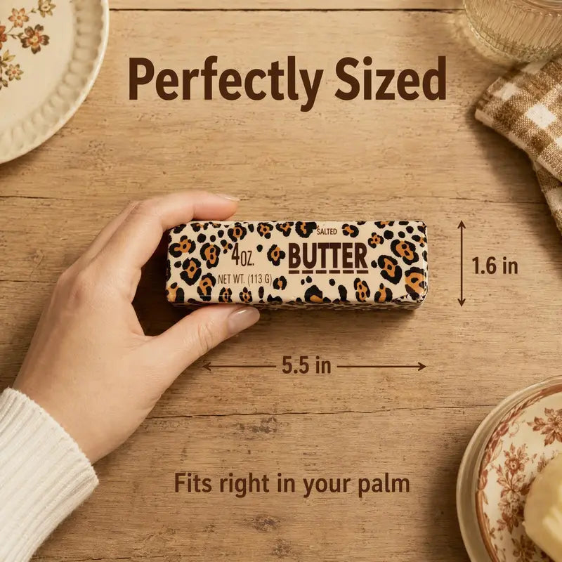 Leopard Print Butter Squishy – Super Soft Slow-Rising Fidget Toy