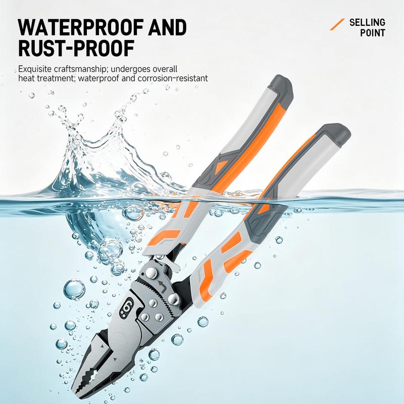 55 Steel Self-Locking Ratchet Pliers – Heavy-Duty Grip Tool
