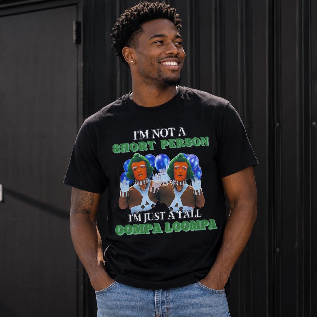 Short Kings Unite – Funny Tall Oompa Loompa Graphic T-Shirt