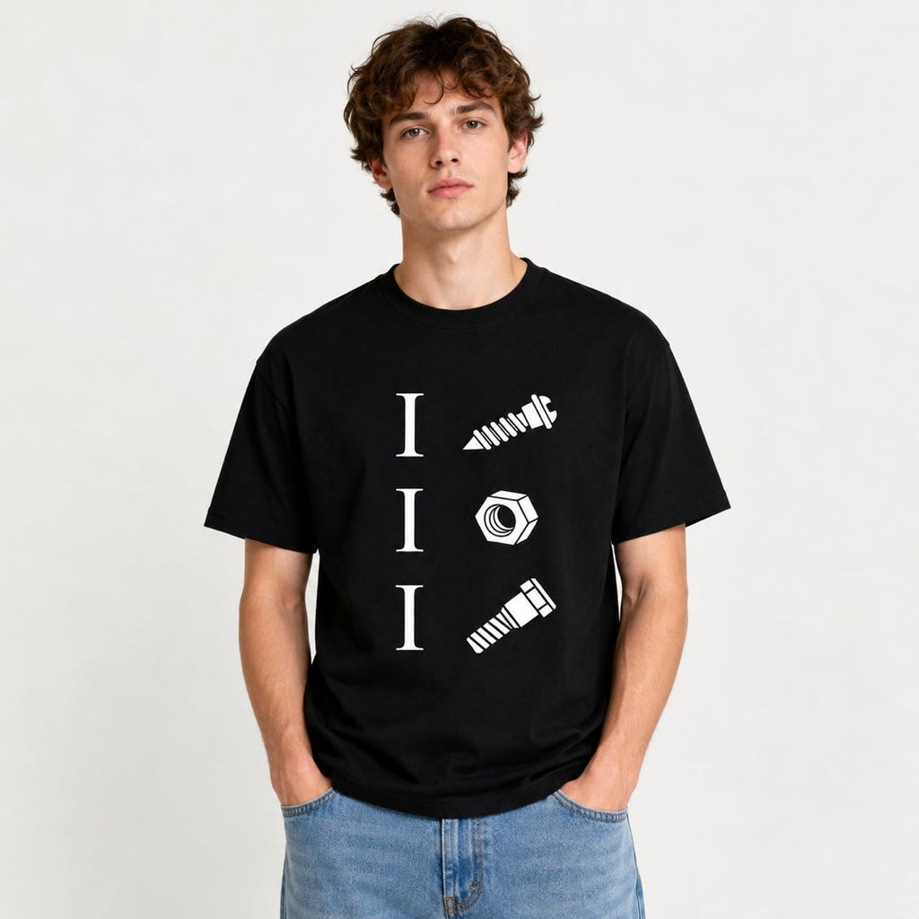 I Love Nuts & Bolts Funny Mechanic T-Shirt | Engineer & DIY Graphic Tee