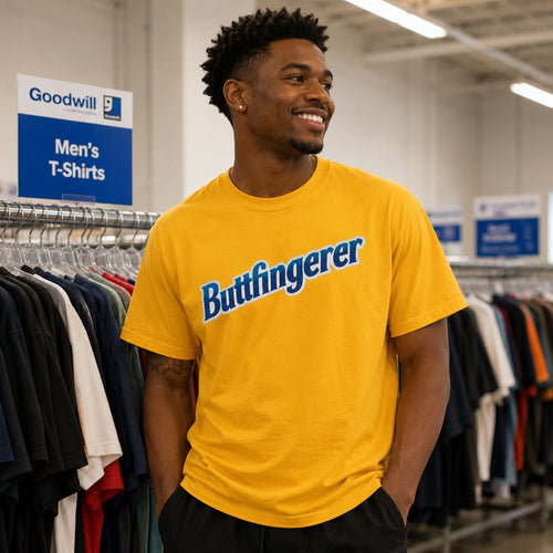 Buttfingerer Funny Candy Bar Parody Humor Men's T-Shirt