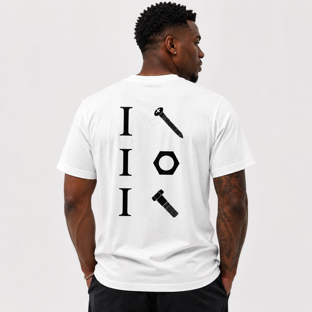 Funny Mechanic T-Shirt | I Love I Screw I Bolt Graphic Tee | Handyman Tool Humor Shirt
