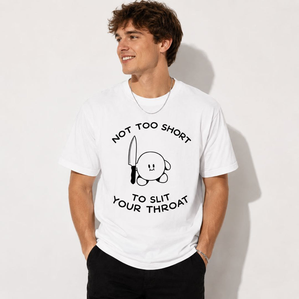 Cute But Dangerous Meme T-Shirt | Dark Humor Cartoon Graphic Tee