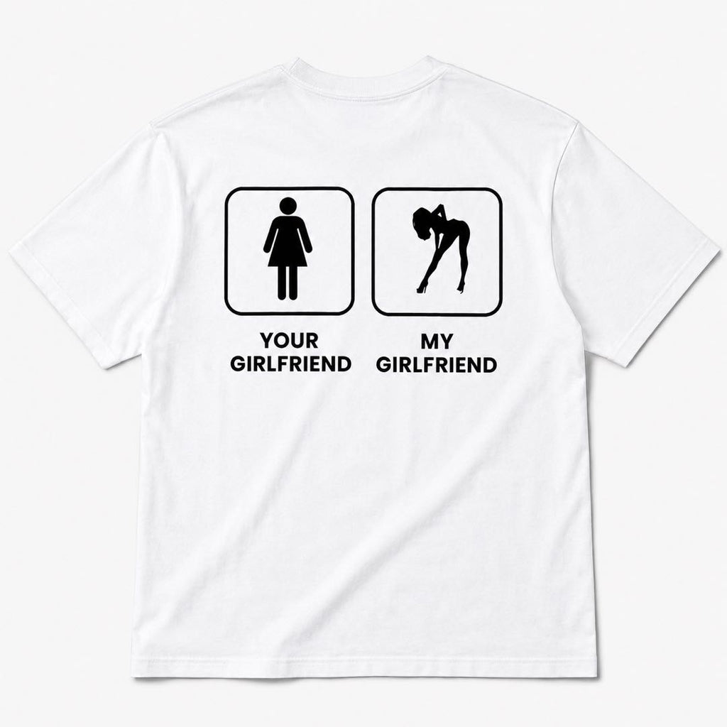 Sorry Bro, My Girlfriend Wins-Funny Relationship Graphic Tee | My Girlfriend Is Different T-Shirt