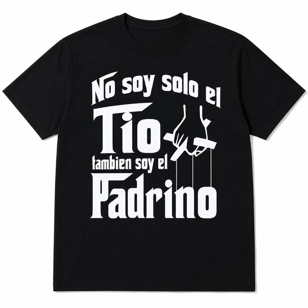 No Soy Solo El Tío También Soy El Padrino Funny Spanish T-Shirt – Proud Godfather Gift Tee