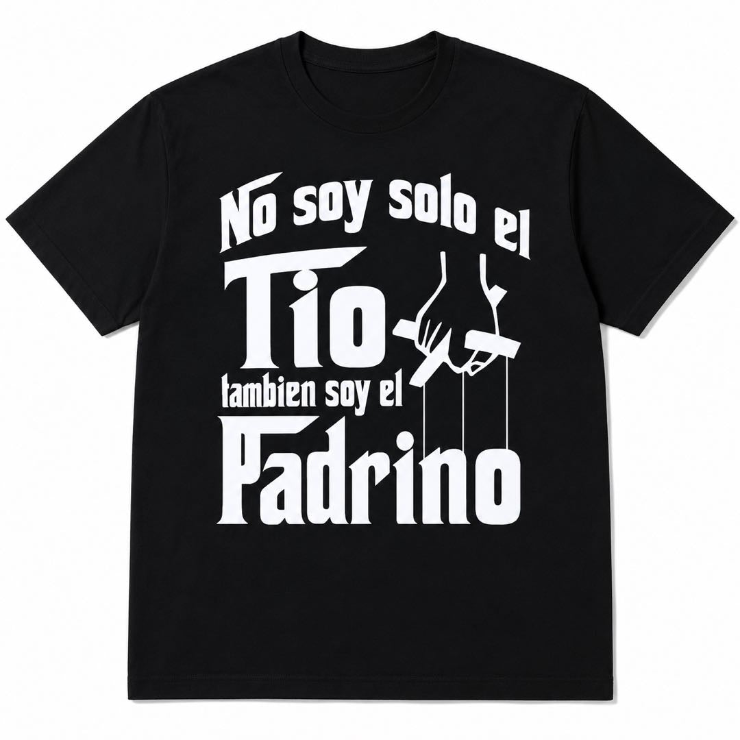 No Soy Solo El Tío También Soy El Padrino Funny Spanish T-Shirt – Proud Godfather Gift Tee