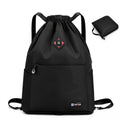 Foldable Drawstring Backpack – Water-Repellent Gym & Travel Bag