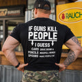 Read It Twice Funny Back Print T-Shirt – Viral Conversation Starter