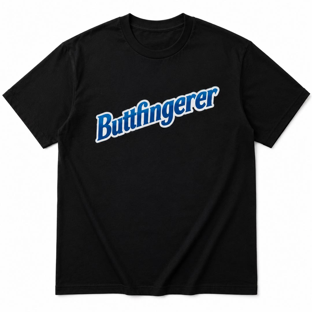 Buttfingerer Funny Candy Bar Parody Humor Men's T-Shirt