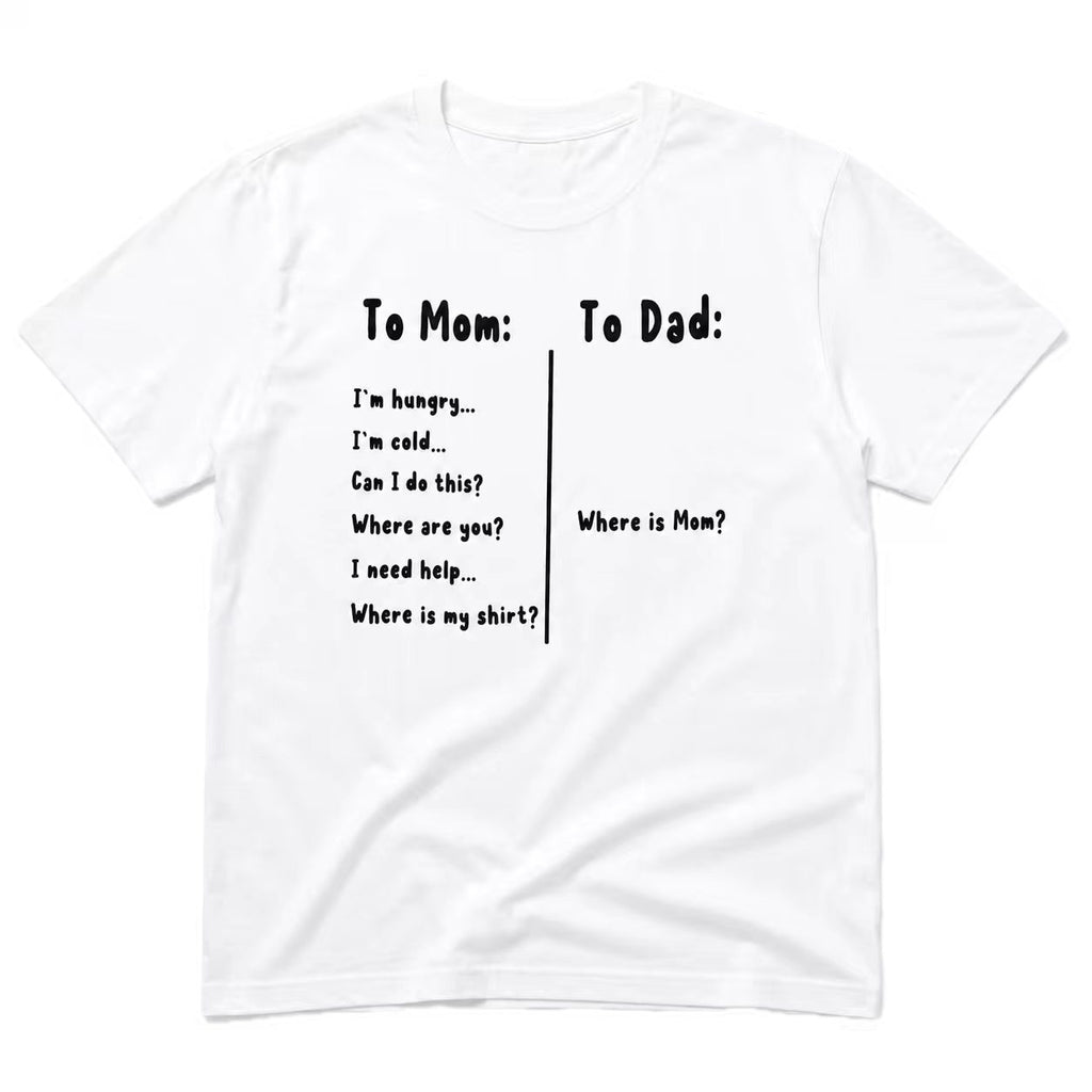 Every Dad Knows This Shirt – Where Is Mom? Funny Father’s Day Gift Tee
