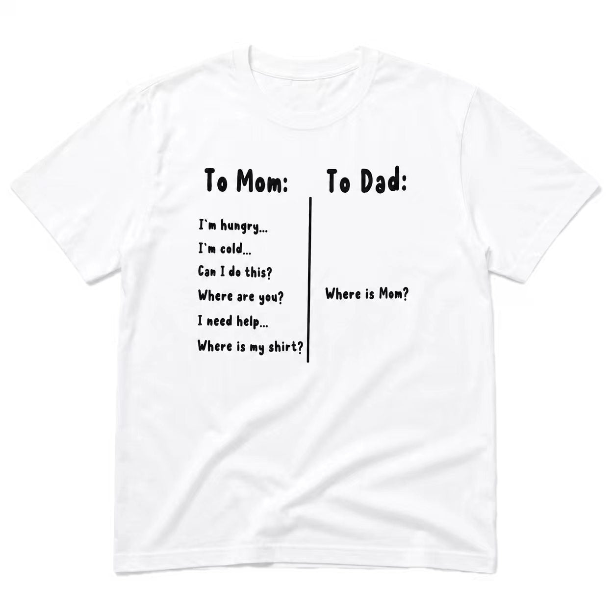 Every Dad Knows This Shirt – Where Is Mom? Funny Father’s Day Gift Tee