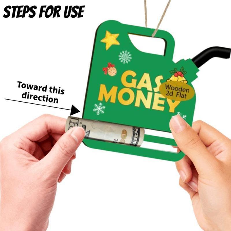 2PCS Gas Money Wooden Gift Card Holders – Novelty Gift Boxes