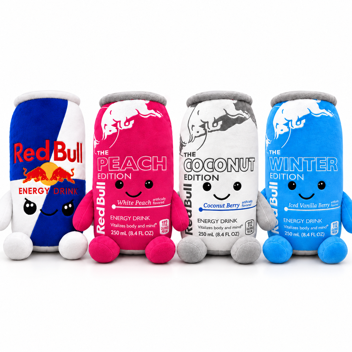 Energy Drink Can Plush Toy – 4 Styles, 8.7" Cute Stuffed Doll