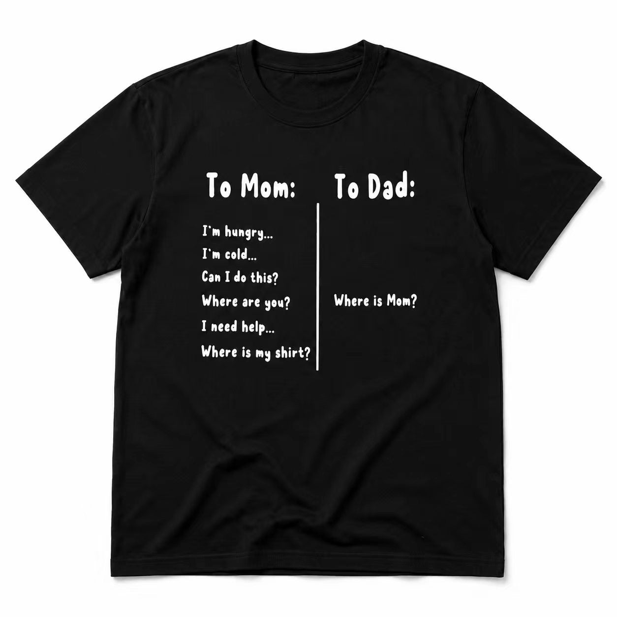 Every Dad Knows This Shirt – Where Is Mom? Funny Father’s Day Gift Tee