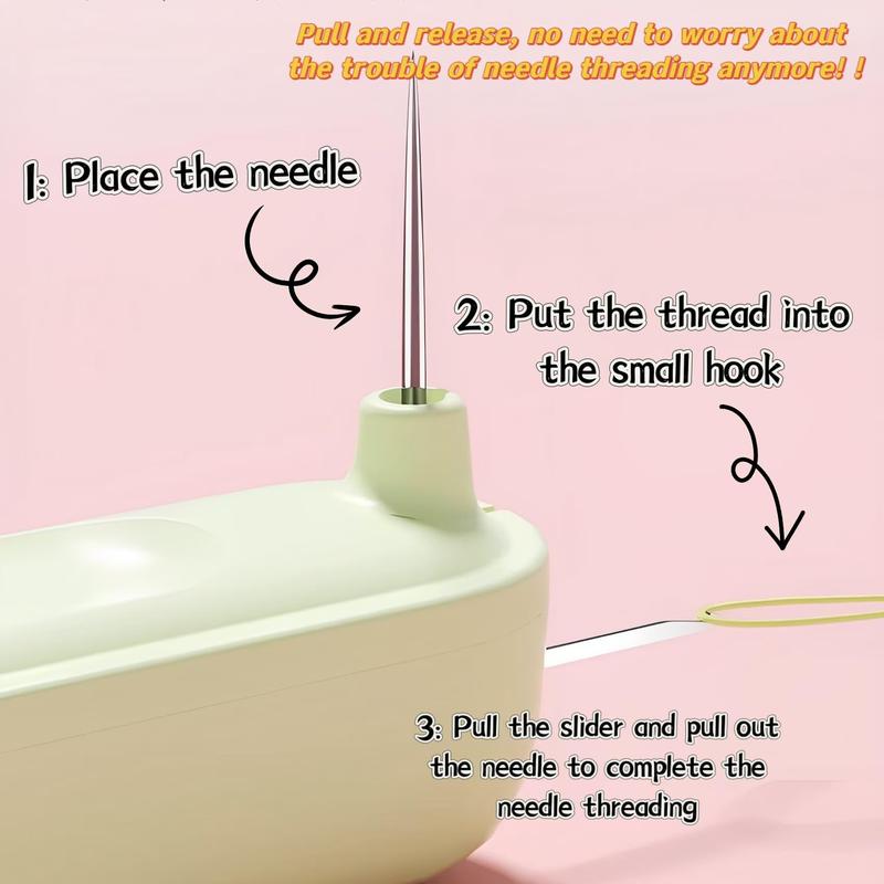 3-Pack 2-in-1 Needle Threader & Seam Ripper