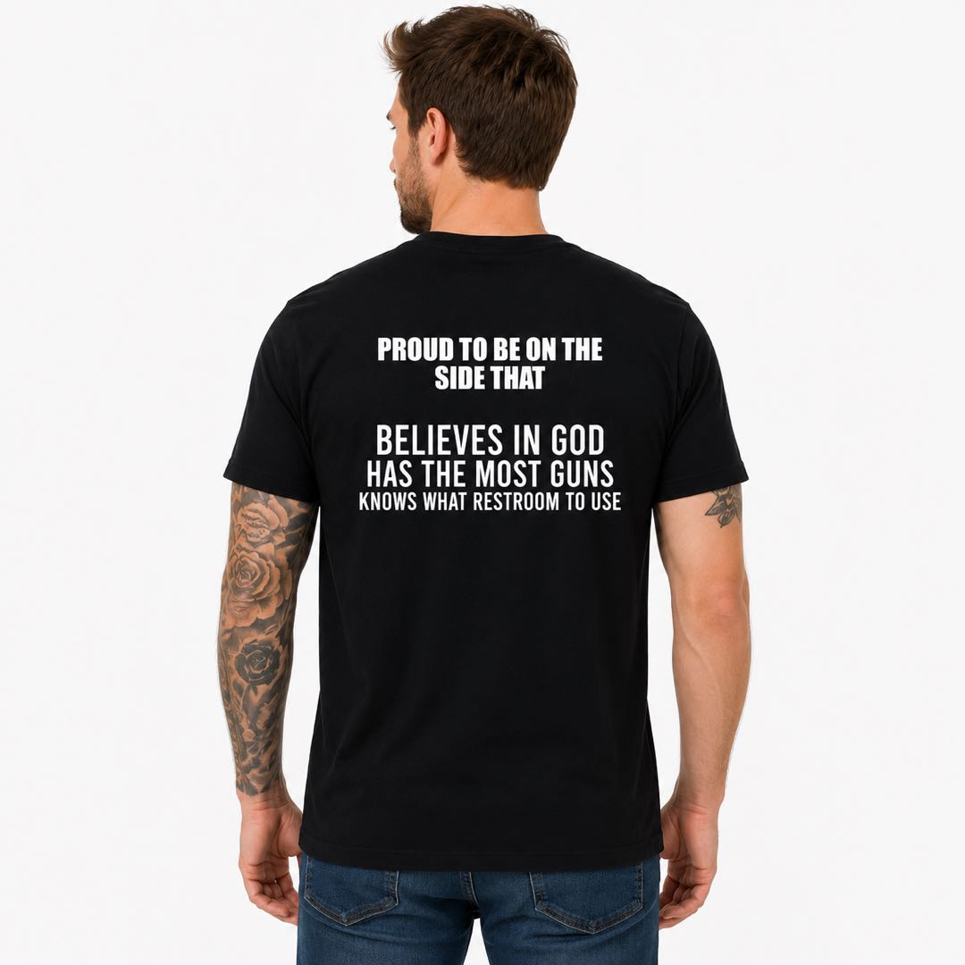 If This Shirt Offends You… It Wasn’t Made For You | Patriotic Back Print Tee