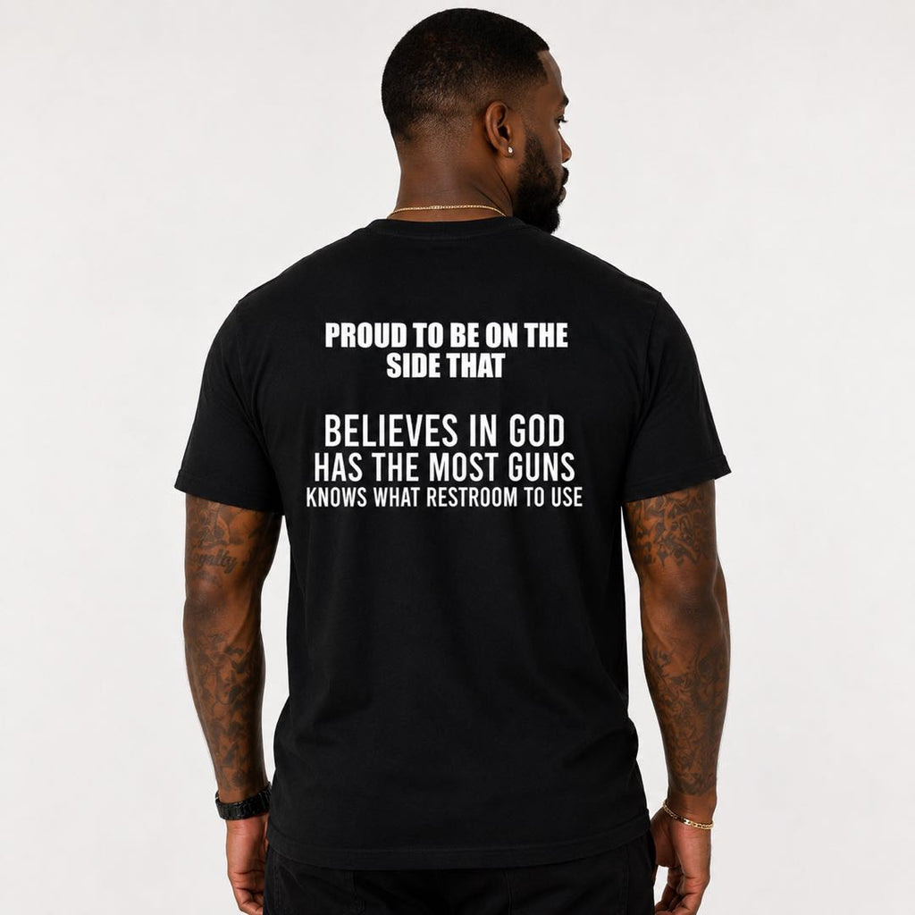 If This Shirt Offends You… It Wasn’t Made For You | Patriotic Back Print Tee