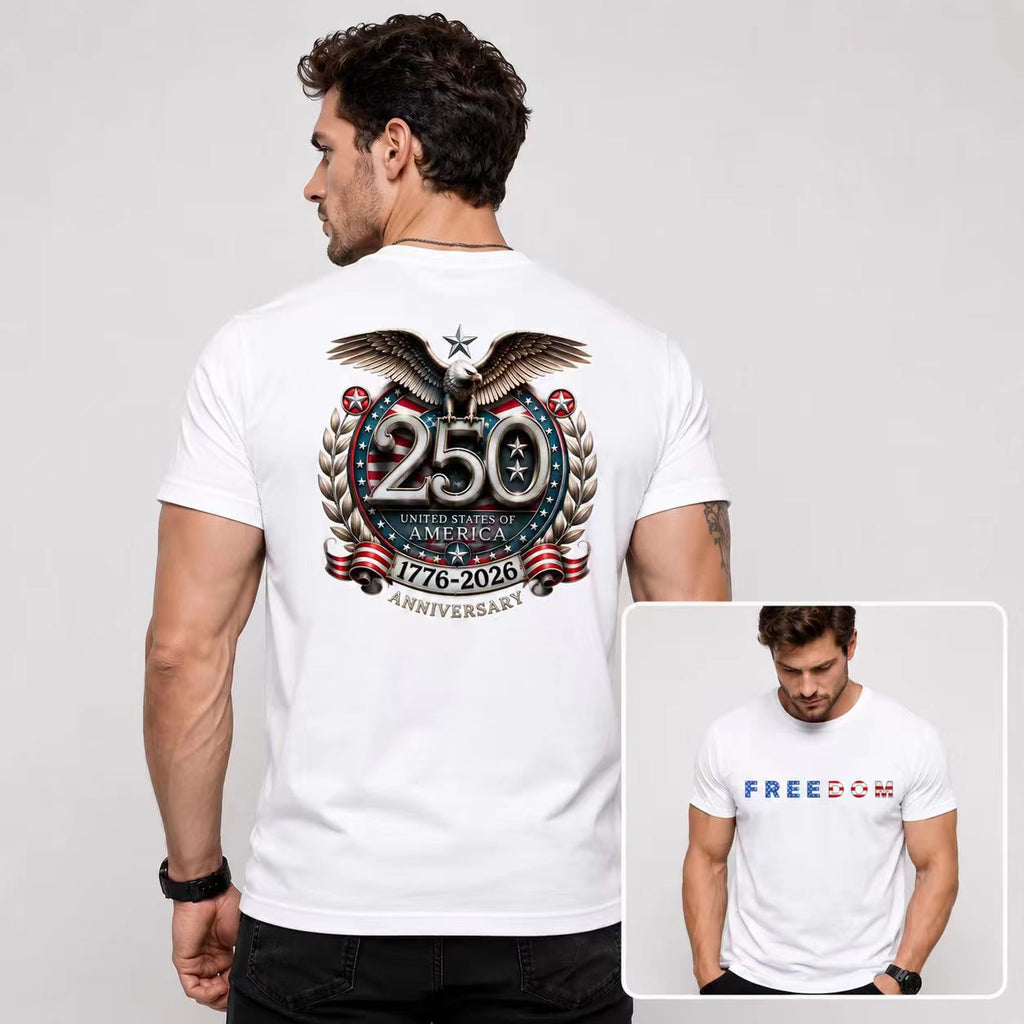 Born Free. Proud American. 250th Anniversary Tee