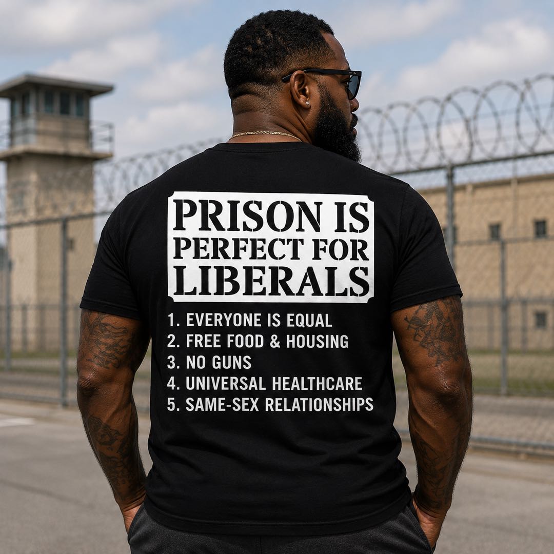 Viral Political Satire T-Shirt – Funny Back Print Graphic Tee