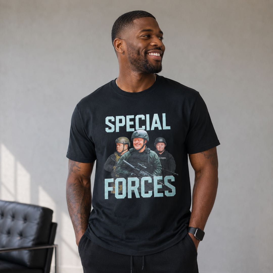 Military Humor T-Shirt | Funny Tactical Graphic Tee | Gift for Military Humor Fans