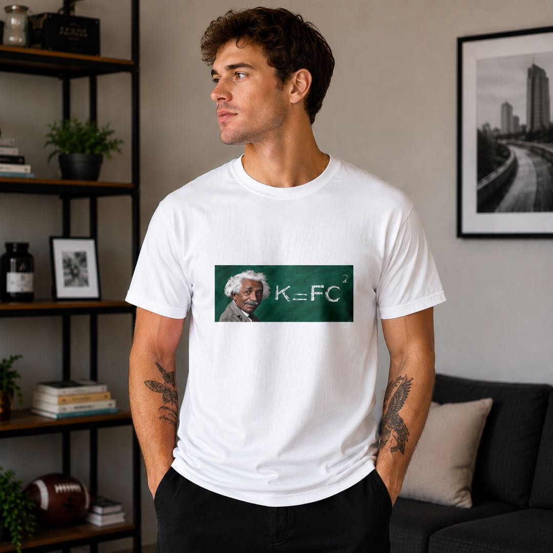 K=FC² Funny Math T-Shirt – Nerdy Fast Food Humor Graphic Tee