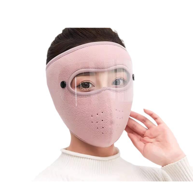 Winter Windproof Face Mask with Detachable Goggles