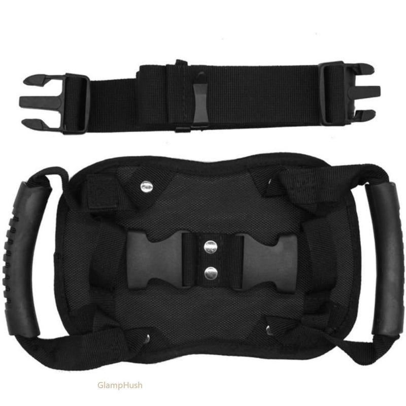 Motorcycle Passenger Grab Handle Belt – Adjustable Rear Seat Grip Strap