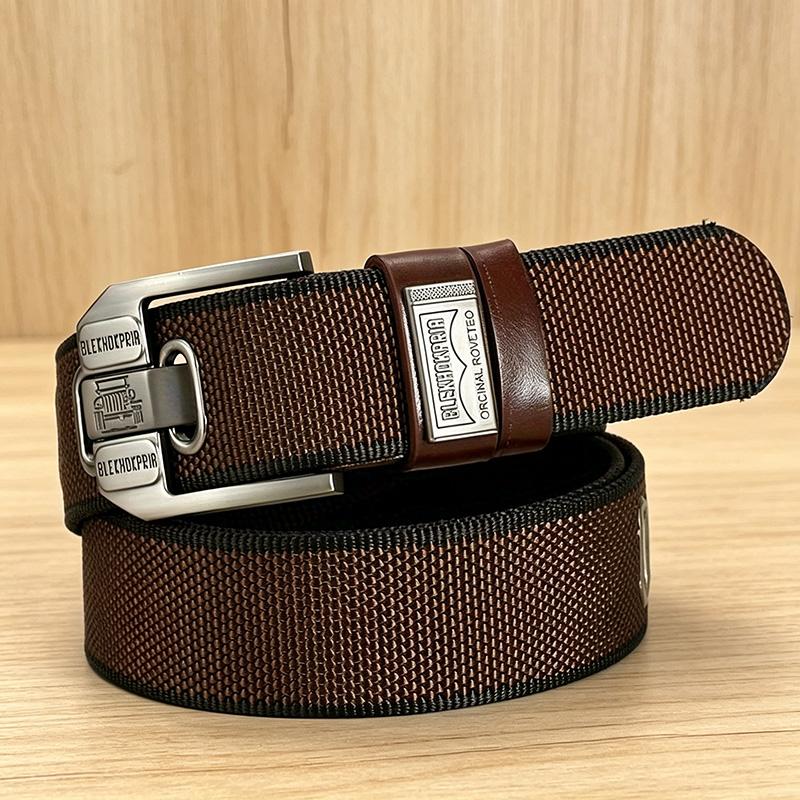 Adjustable Holeless Belt – Minimalist Square Sliding Buckle
