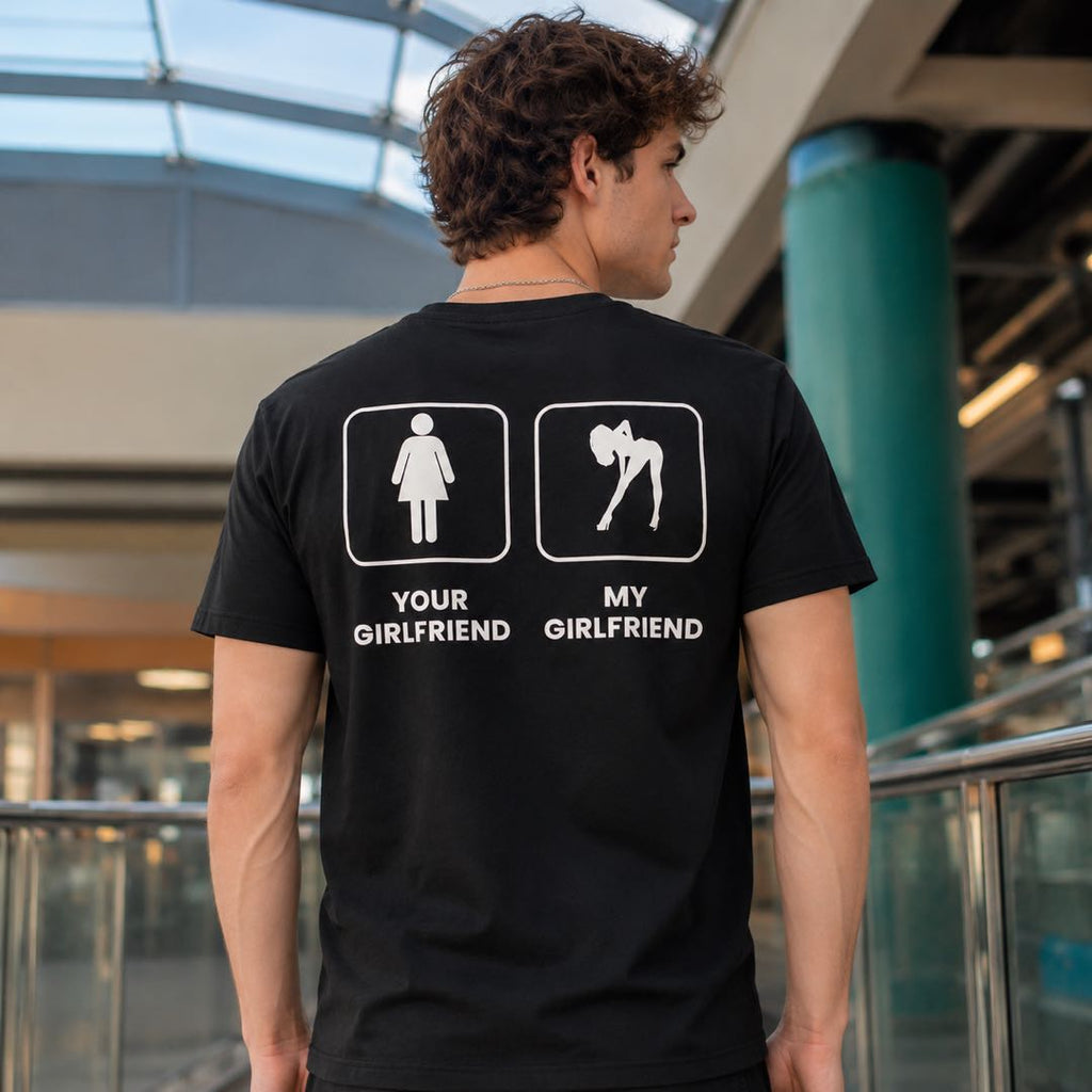 Sorry Bro, My Girlfriend Wins-Funny Relationship Graphic Tee | My Girlfriend Is Different T-Shirt