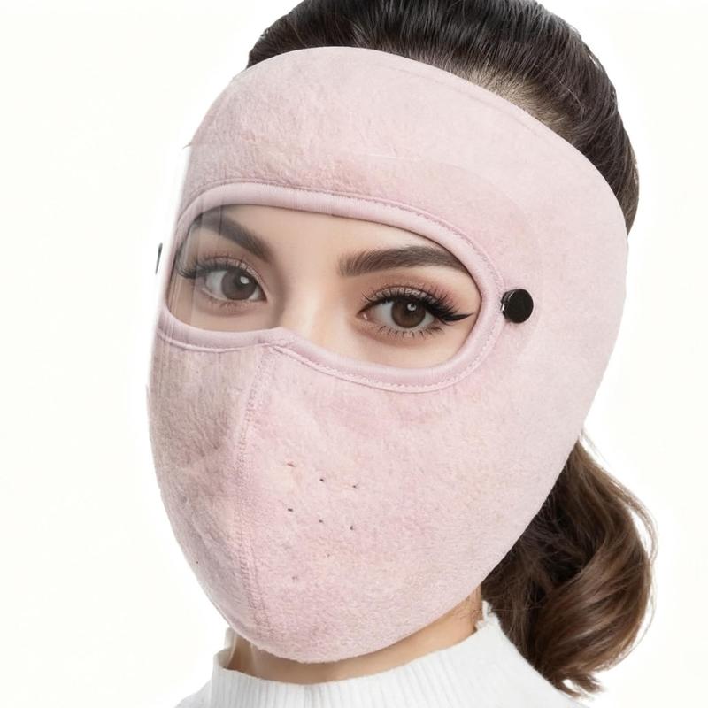 Winter Windproof Face Mask with Detachable Goggles