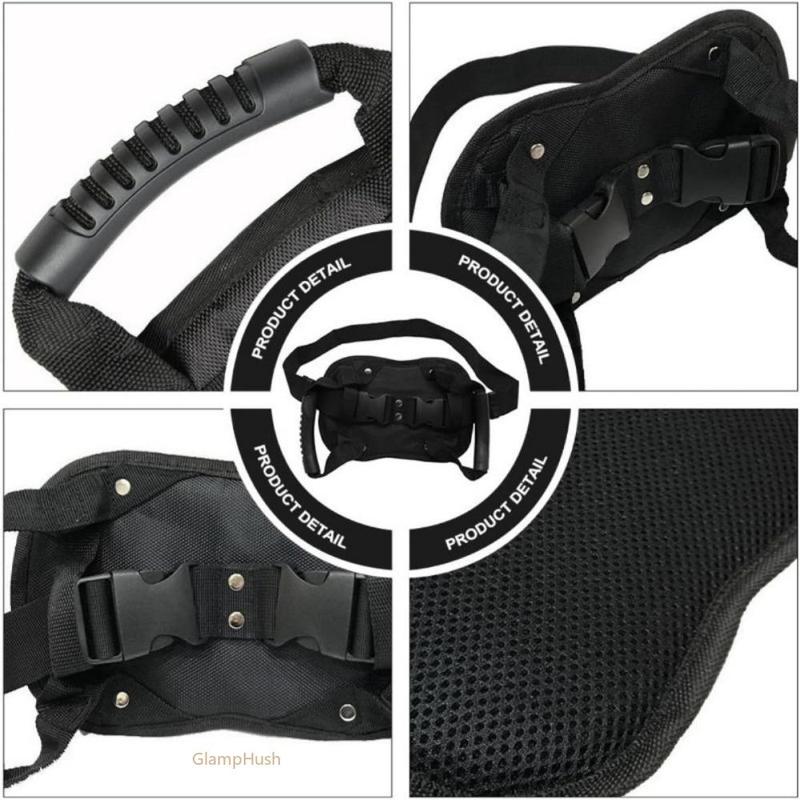 Motorcycle Passenger Grab Handle Belt – Adjustable Rear Seat Grip Strap